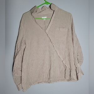 J. JILL top size Large  99% cotton blend. Long Sleeve
